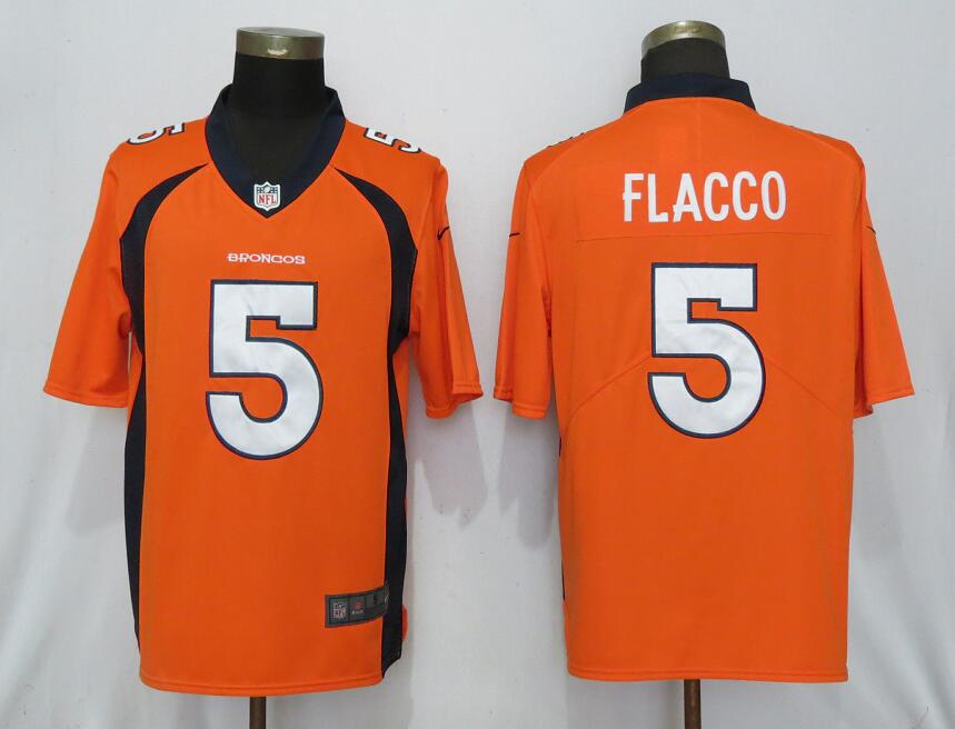 NEW Nike Denver Broncos #5 Flacco Orange 2017 Vapor Untouchable Limited jerseys->oklahoma city thunder->NBA Jersey